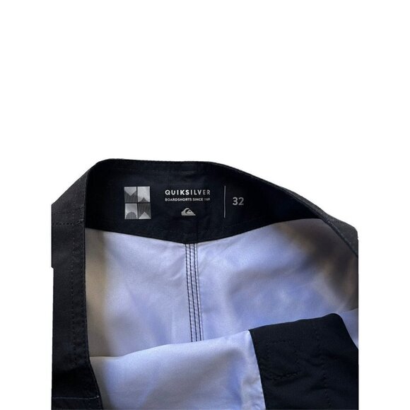 Quiksilver Men's Black Highline Slab 20" Swim trunk Boardshorts Size 32X20 - Picture 9 of 11